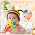 Orzbow Rattle & Sensory Teething Toys for Baby - Montessori Teethers for 3-12 Months, Educational Chew Toys