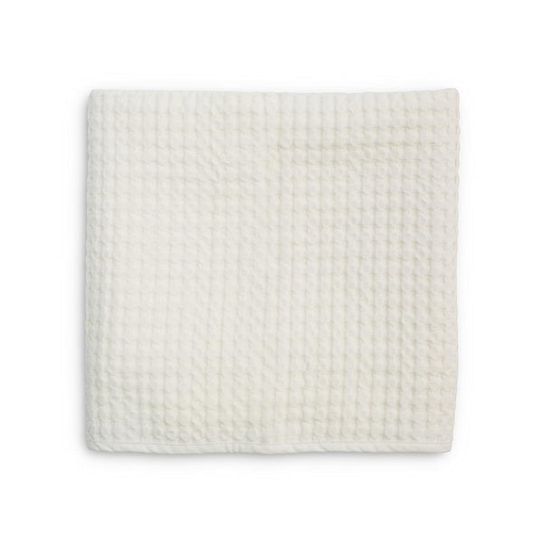 Lulujo Soft Cotton Baby Blanket, Waffle Weave (Vanilla)