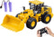 9-Channel Remote Control Wheel Loader 1:18 Scale Construction Toy, Realistic Sounds &