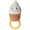 Mary Meyer Sweet Soothie Soft Baby Rattle, Ice Cream with Teether Ring