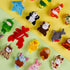 56 Pack Set Mini Plush Animals Toys Bulk, Small Stuffed Animals Including Sea Creatures, Keychain for Claw Machine
