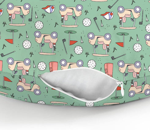 Golf Baby Nursing Pillow Covers for Boy Girl Sports Golfing Nursery Feeding Pillowcase for Breastfeeding Pillows Golf