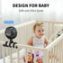AMACOOL Battery Operated Stroller Fan, Flexible Tripod Clip On with 3 Speeds, Rotatable Handheld (Black)