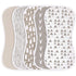 Burp Cloths for Baby Boys and Girls - 5 Pack Combed Cotton