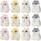 Litherr S 12 Pieces Cute Hamster Stuffed Animal Bulk Hamsters Plush Toy Small Stuffed