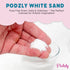 5 Podzly Pound Decorative Bulk Craft Sand - White Sand for Weddings, Crafts, Classroom & Projects
