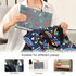 Cowboy Teal Blue Portable Changing Pads, Wild West Toddler Changing Mat Station Pad for Infants, Reusable Diaper