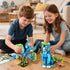 Set, 3 1 412 8 9 10 11 12+ PLAXSOON Flower Cat Building in Floral Parrot Butterfly Animal Figure Building Toy for Home