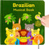 Cali's Books Brazilian Nursery Rhymes Book - Portuguese Sound Book for Toddlers