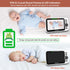 Video Baby Monitor with Camera and Audio, 5" Display, No WiFi, 30H Battery, 1000ft Range, Remote Pan-Tilt-Zoom, Night