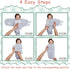 6 Pack 100% 0-3 Ramede Swaddle Blanket with Hats for Baby Girl Boy Cotton Swaddles Months, Adjustable Breathable Skin