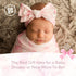 0-3 Luxury Rayon from Bamboo Headband & Baby Swaddle for Newborns Months, Rose Petal Love Newborn Swaddle Blanket