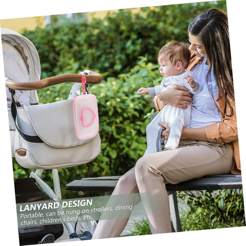 Healeved Baby Wipes Dispenser: On- The- Go Wipes Dispenser Travel Wipes Case Baby Wipe Holder Outdoor Stroller Wet