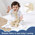 ZIGJOY Bunny Lovey Muslin Cotton Baby Security Blanket Soft Breathable Lovies for Babies Gifts for Newborn Infant