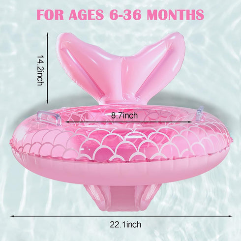Baby Pool Float, Infant Swim Float, Toddler Pool Float, Mermaid Baby Swimming Float, Inflatable Pool Toys, 2024