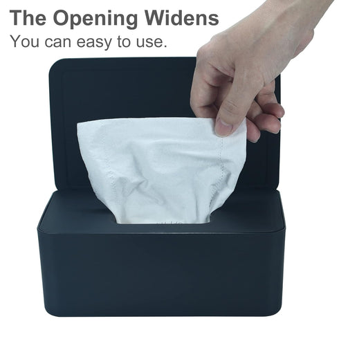 Diaper Wipes Dispenser, Baby Wipes Case, Baby Wipe Holder Keeps Diaper Wipes Fresh, Wipe Container with Non-Slip Feet