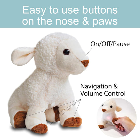 Kulumi (3+), My Little Lamb - Singing Lamb w/Audio Bible, Stories and Songs Musical Stuffed Animal for Baby Christian