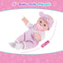 BDDOLL 12'' Playset Baby Doll with Clothes and Dolls Carrier Accessories Included Baby Carrier, Bottles, Nipple, Socks
