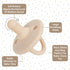 Sweet Child Pacifiers Set of 6, 0-18 Months, Ultra-Light Silicone Binkies with Collapsible Handle & 3 Air Holes