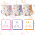 7 Adult Printed Diapers,X-Large-Fox and Bear, Pieces for Men and Women - Leak Protection Heavy Absorbency Protection