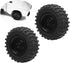 55mm/2.2in 1/10 Scale Rubber Tires & Wheel Rims, Anti-Skid Fit for D12 Model Parts, Black
