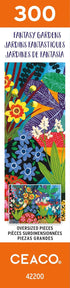 Ceaco Liselle Larsen Fantasy Gardens 300 Oversized Piece Jigsaw Puzzle