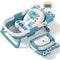 Collapsible Baby Bathtub for Newborn, Foldable Baby Bath Tub with Thermometer &