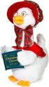 14 inches Cuddle Barn - Carolin' Mother Goose | Animated Musical Singing Christmas Caroling Soft Plush Toy