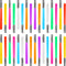36 Pieces Inflatable Lightsabers - Sword Toy Weapons, Light Saber for Kids, Teens Star Theme Party Supplies in 9 Colors