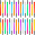36 Pieces Inflatable Lightsabers - Sword Toy Weapons, Light Saber for Kids, Teens Star Theme Party Supplies in 9 Colors