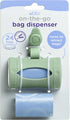 Ubbi On-the-Go Diaper Bag Dispenser for Travel, Retractable Must Have for Newborns, Baby Accessory (Sage Green)