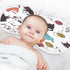 YETTASBIN Cat Muslin Baby Burp Cloth, Super Soft Absorbent Cotton Burp Rag Baby Bibs Feeding Cloth for Newborn Boys