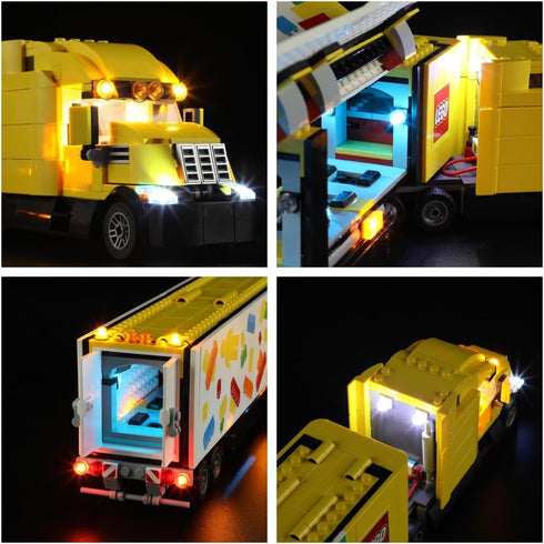 LIGHTAILING Light for Lego-60440 Yellow Delivery Truck - LED Lighting Kit Compatible with Lego Building Blocks Model -