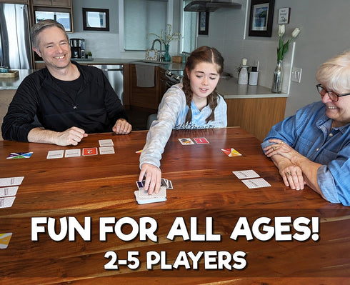 Elimino! Card Game - Modern Update on Classic Garbage Card Game by 11 & 13 Year Old Sisters, Ages 7+
