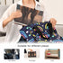 WELLDAY Highland Cow Portable Diaper Changing Pad - Waterproof Foldable Baby Diaper Changing Pad with Built-in Pillow