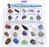 DANCING BEAR 15 Pc Rock & Mineral Collection, Beginner Starter Set for Kids' Gemstone Education
