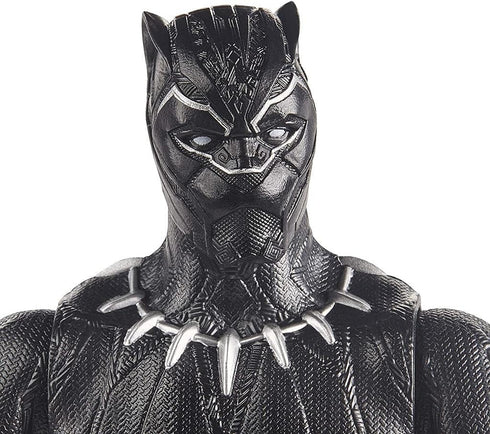 Marvel Titan Hero Series Black Panther Action Figure, 30 Cm Toy for Children Aged 4 Years and Up, Inspired Universe