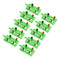 PATIKIL Knife Switches, 10 Pcs Single Pole Single Throw Switch for DIY Electronic Kits in Physics Laboratory Equipment