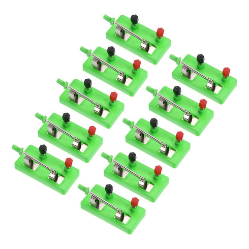 PATIKIL 20 Pcs Knife Switches, Single Pole Single Throw Switch DIY Electronic Kits for Physics Laboratory Teaching