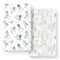 GRSSDER Ultra Soft Jersey Knit Fitted Crib Sheets Set 2 Pack, High