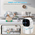Yuyotrre 3MP 2K Setup, Baby Monitor Wi-Fi Indoor Pan/Tilt Security Camera with Night Vision, Two-Way Audio, Motion