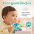 Baby Montessori Teething Toys for 0-6 6-12 Months BPA Free Sensory Toys for Babies 0 3 6 9 12 18 Months Newborn Infant Learning Developmental Chew Rattle Toys Shower Gifts for 1 2 Year Old Girls Boys