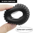 OGRC 1.0 Crawler Tires Super Soft and Sticky with Dual Stage Foam 1.0 RC Tires for SCX24 Gladiator Bronco C10 JLU Deadbolt B17 FCX24 - A/T Pro by OGUNKE