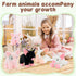 6-Pack 10 Inch Cozy Tezituor of Pig Stuffed Animals Plush Bulk, Cute & Companions in Pink, White & Spotted, Perfect