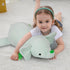24in Weighted Elephant Stuffed Animal, 4.2Lb Plushie Throw Pillow for Adults, Boys, and Girls (Green)