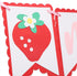 LINLULU 1st Set Strawberry High Chair Banner - Strawberry Themed Birthday Decoration Including One High Chair Banner