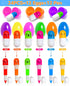 12 Pack 12 12 24 Easter Basket Stuffers Novelty Pen Transform Filled Easter Eggs with Toys Inside, Easter Party Favors