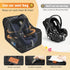 YOREPEK Car Seat Travel Bag Fits Infant Carseat with Anti-Rebound Bar Base, Padded Carseat Bags for Air Travel, Car