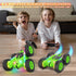 360 4WD Terucle Remote Control Car, Rc Cars Stunt RC Car Toys Upgraded Strip Lights and Headlights Kids Toys