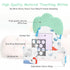 2 Pack Silicone Teething Mitt, Safe Infant Teething Mitten for Pain Relief, Prevent Scratches, 0-12 Months